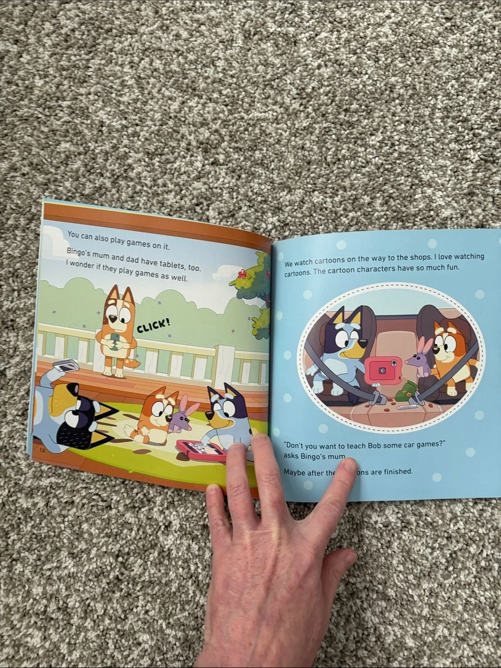 Bluey Kids Book Set - Blue and Light Blue Covers